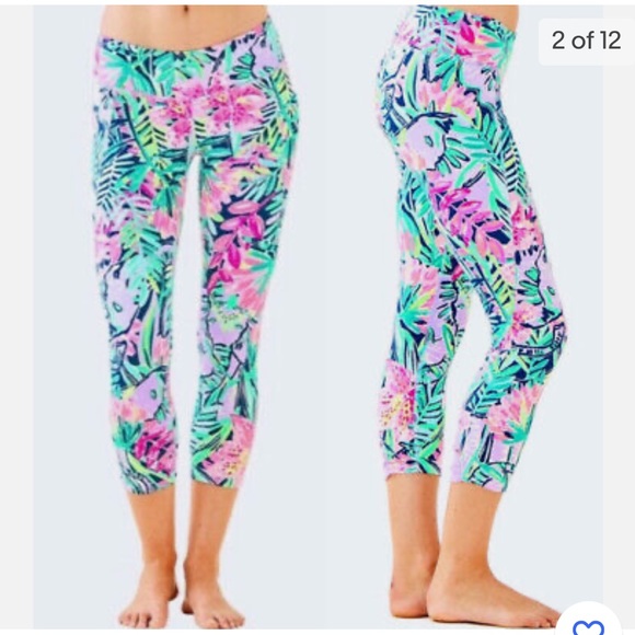 🌸 Lilly Pulitzer Luxletic Midi Leggings - Picture 6 of 15